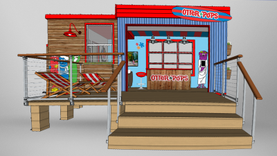 Concept To Creation Otter Pops Rendering