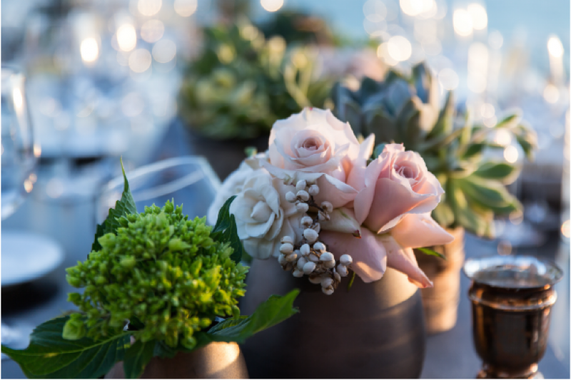 Event Floral Design Blush Roses