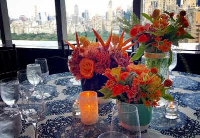 Event-Floral-Design-Orange-and-Blue